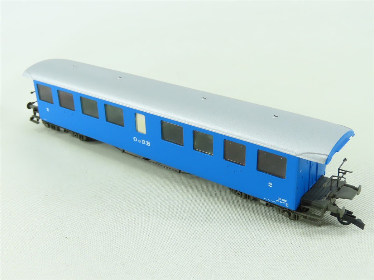 HO Scale Roco 44733 SBB OeBB Swiss Federal 2nd Class Coach Passenger Car #B502