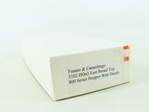 HOn3 Scale Funaro & Camerlengo Kit #5102 EBT East Broad Top 2-Bay Hopper