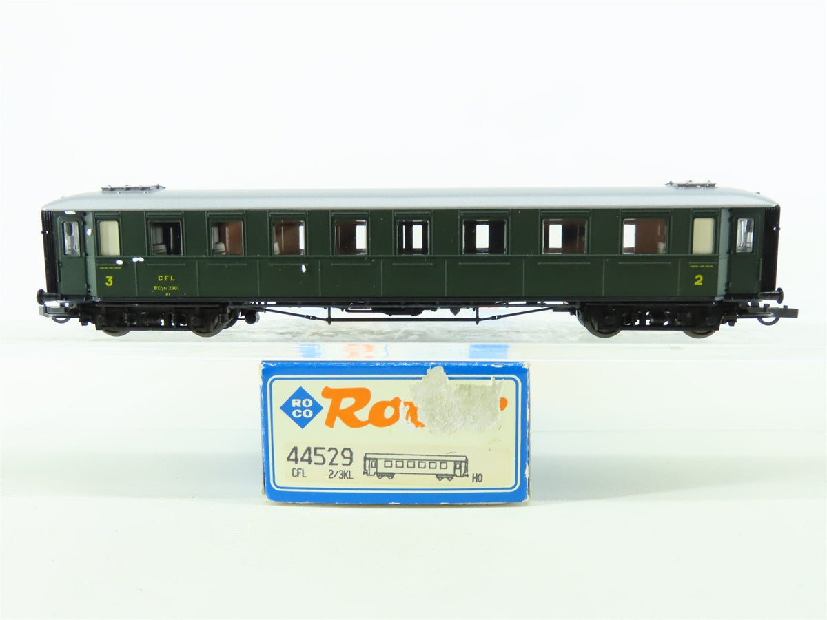 HO Scale Roco 44529 CFL Luxembourg 2nd/3rd Class Corridor Coach Passenger #2301