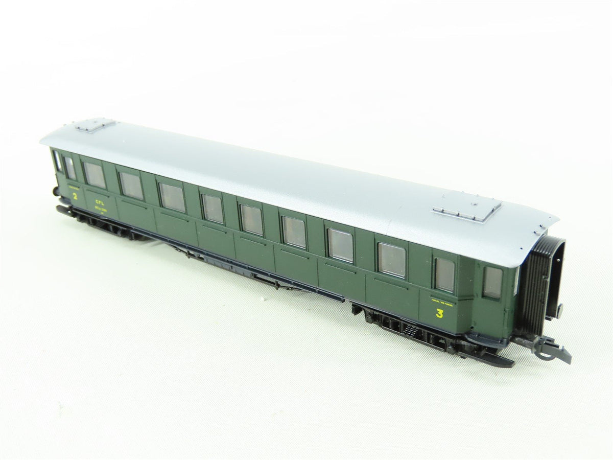 HO Scale Roco 44529 CFL Luxembourg 2nd/3rd Class Corridor Coach Passenger #2301