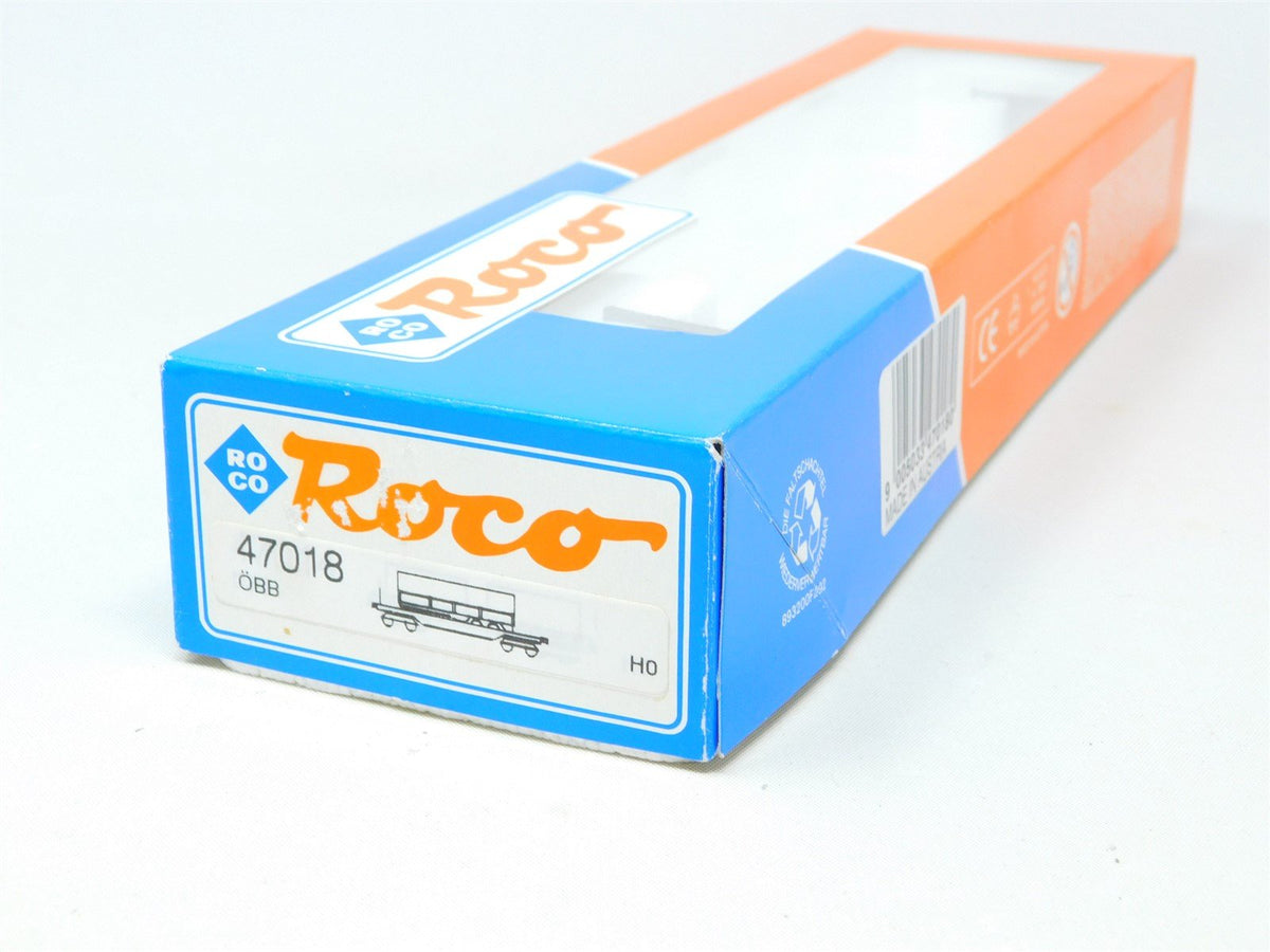 HO Scale Roco 47018 OBB Austrian Well Flat Car #116-0 w/Schenker Trailer