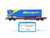 HO Scale Roco 47023 OBB Austrian Well Flat Car #005-9 w/Berger Trailer