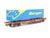 HO Scale Roco 47023 OBB Austrian Well Flat Car #005-9 w/Berger Trailer