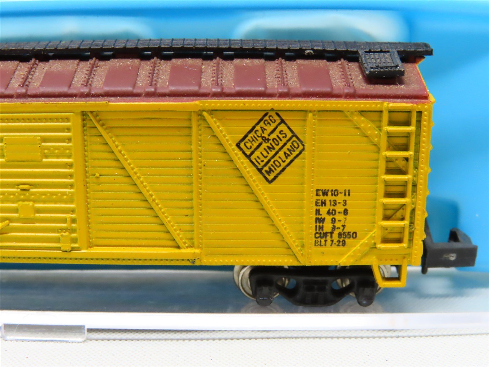 N Scale Atlas 2365 C&IM Chicago & Illinois Midland Wood Box Car #8045
