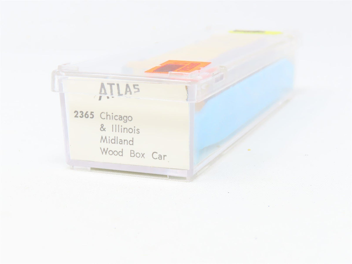 N Scale Atlas 2365 C&amp;IM Chicago &amp; Illinois Midland Wood Box Car #8045