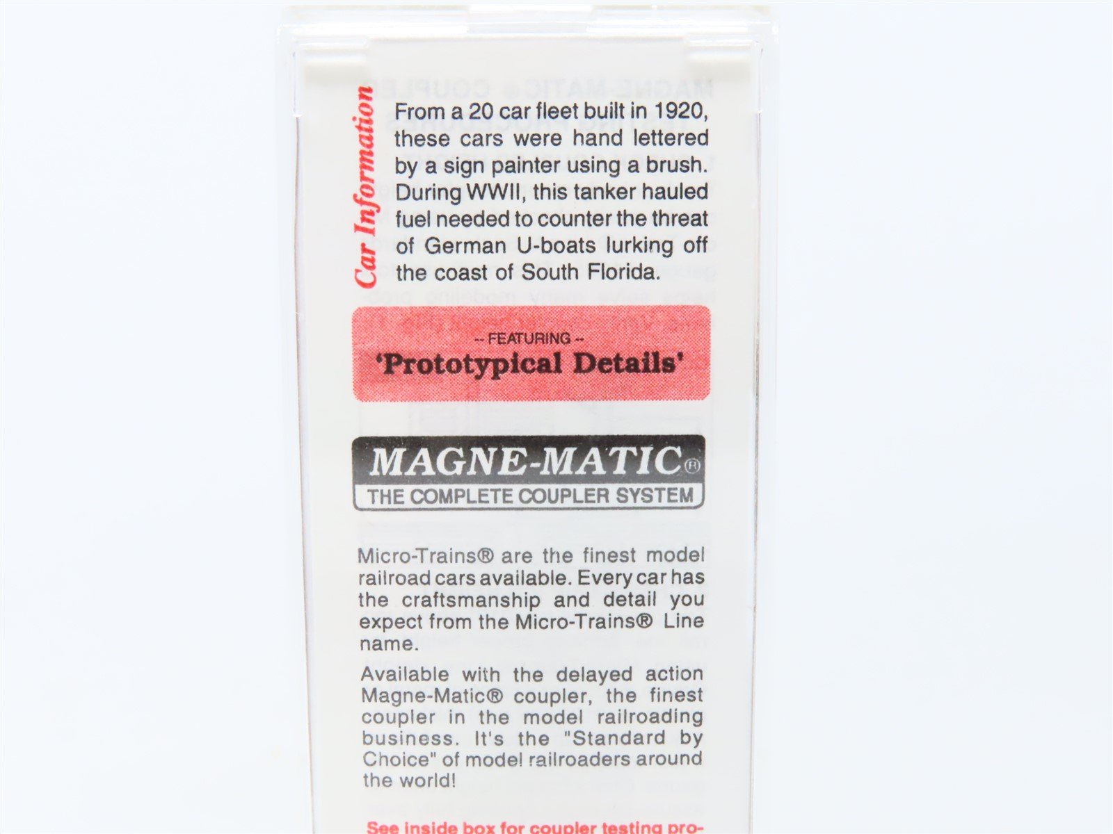 N Scale Micro-Trains MTL 65420 BEPX Belcher Oil 39' Single Dome Tank Car #105