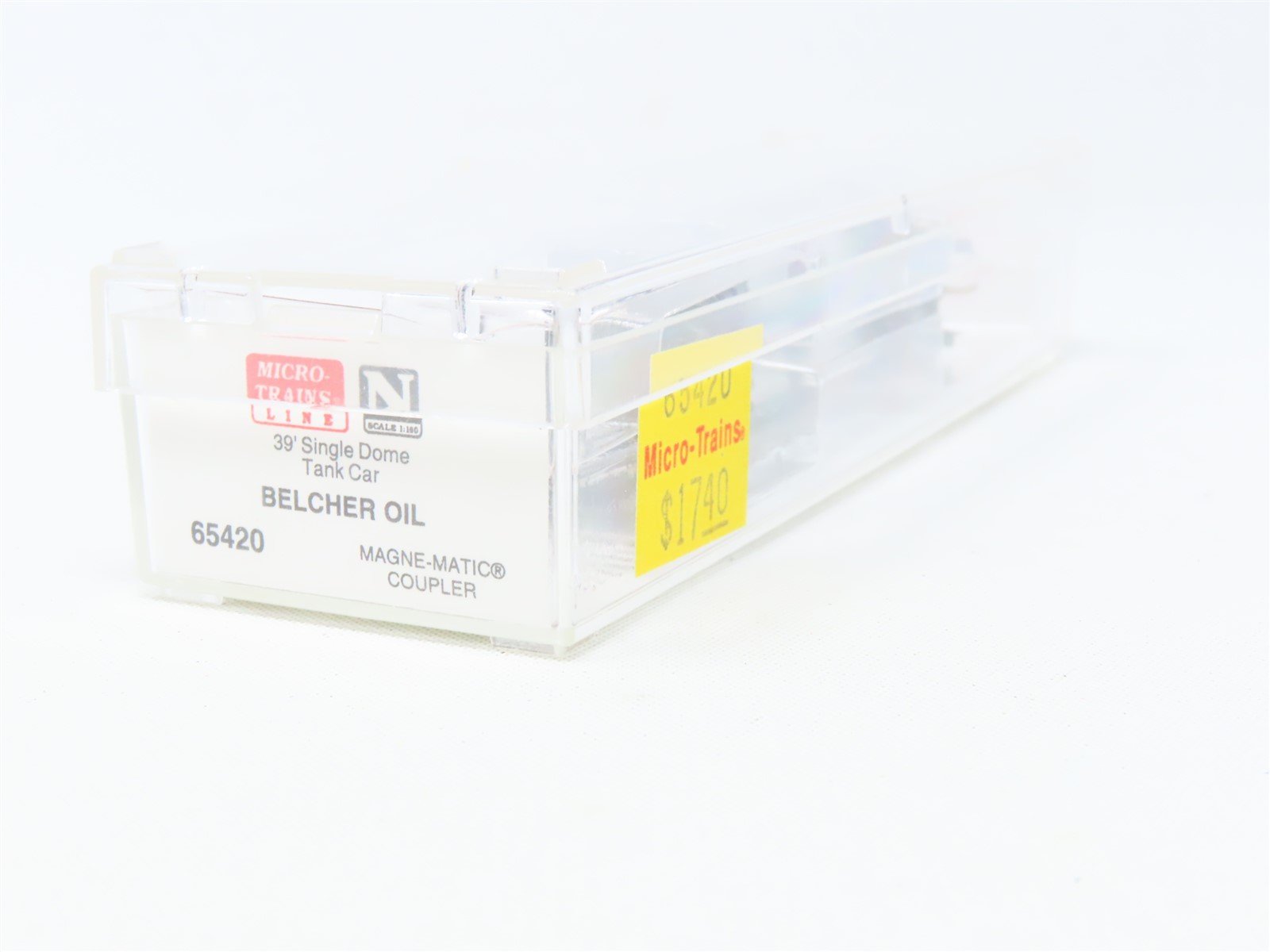 N Scale Micro-Trains MTL 65420 BEPX Belcher Oil 39' Single Dome Tank Car #105