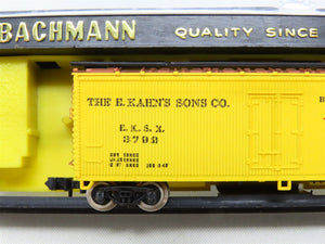 N Scale Bachmann 5180 EKSX E. Kahn's Sons 41' Wood Refrigerator Car #3792