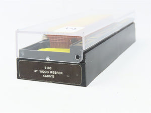 N Scale Bachmann 5180 EKSX E. Kahn's Sons 41' Wood Refrigerator Car #3792