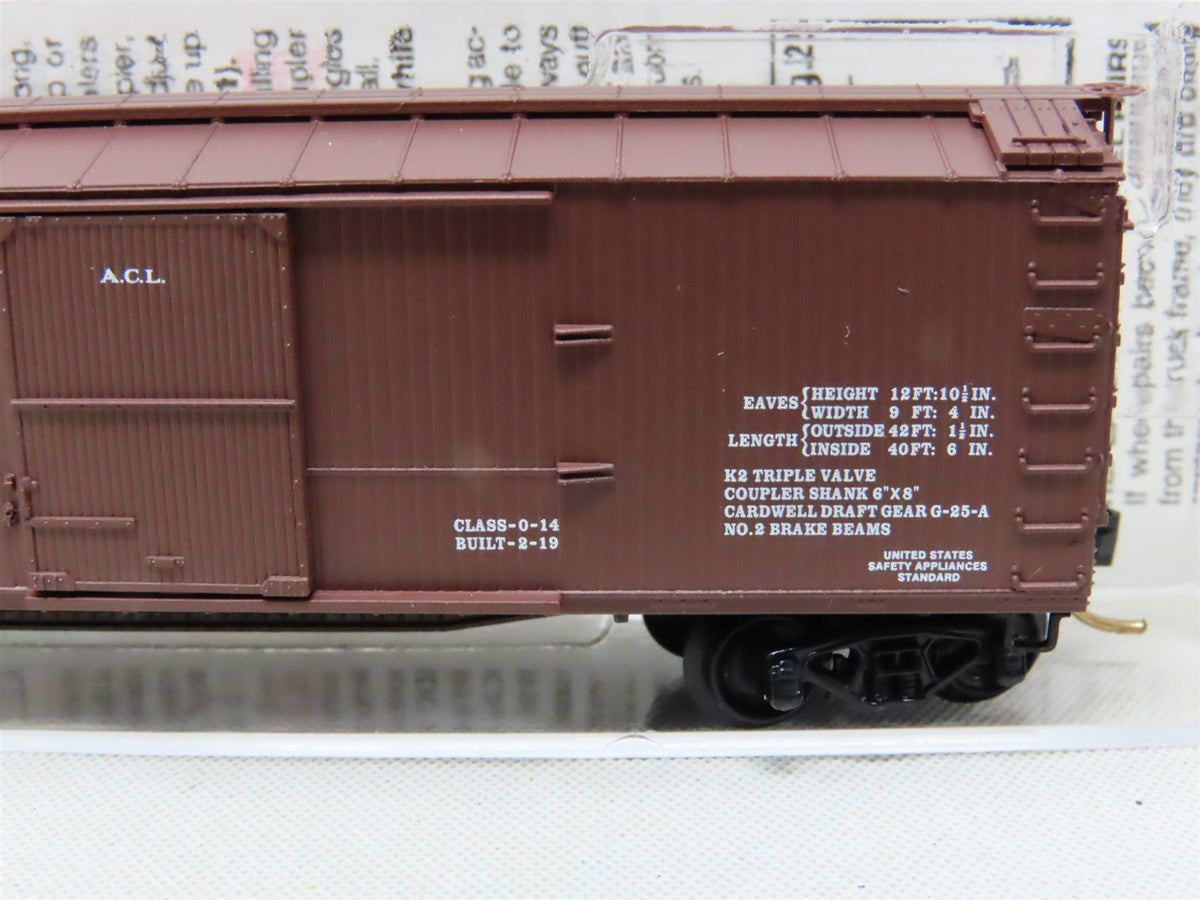 N Scale Micro-Trains MTL 39080 ACL Atlantic Coast Line 40&#39; Wood Box Car #46683