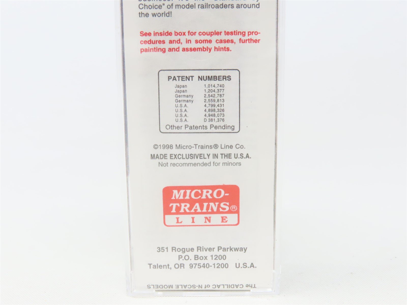 N Scale Micro-Trains MTL 32360 MR Model Railroader 65 Years 50' Box Car #346599