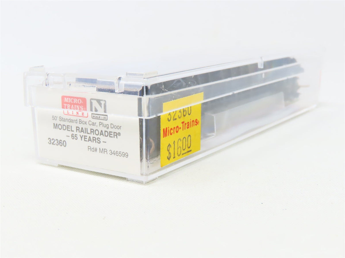 N Scale Micro-Trains MTL 32360 MR Model Railroader 65 Years 50&#39; Box Car #346599