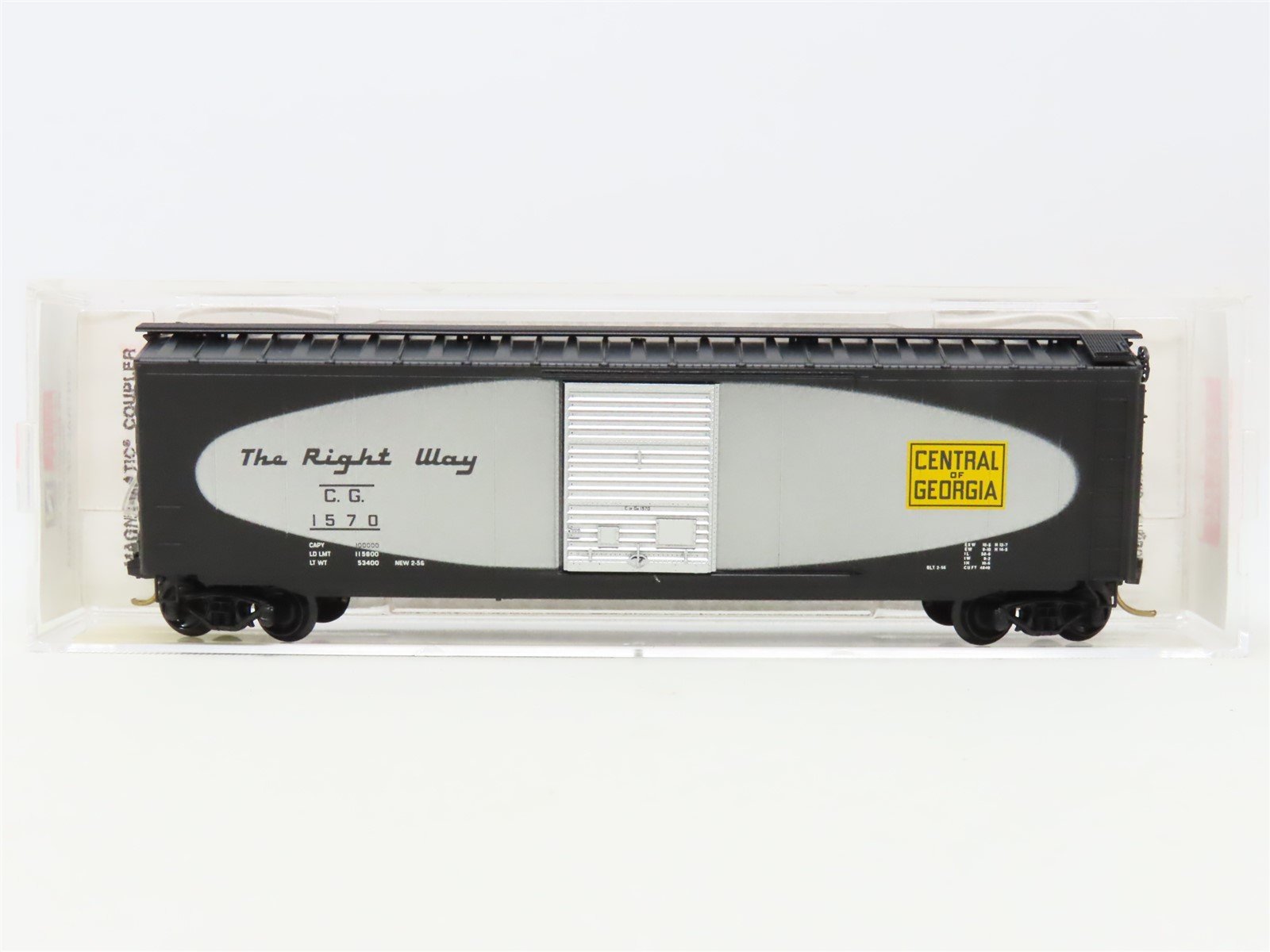 N Scale Micro-Trains MTL 31280 CG Central of Georgia 50' Box Car #1570