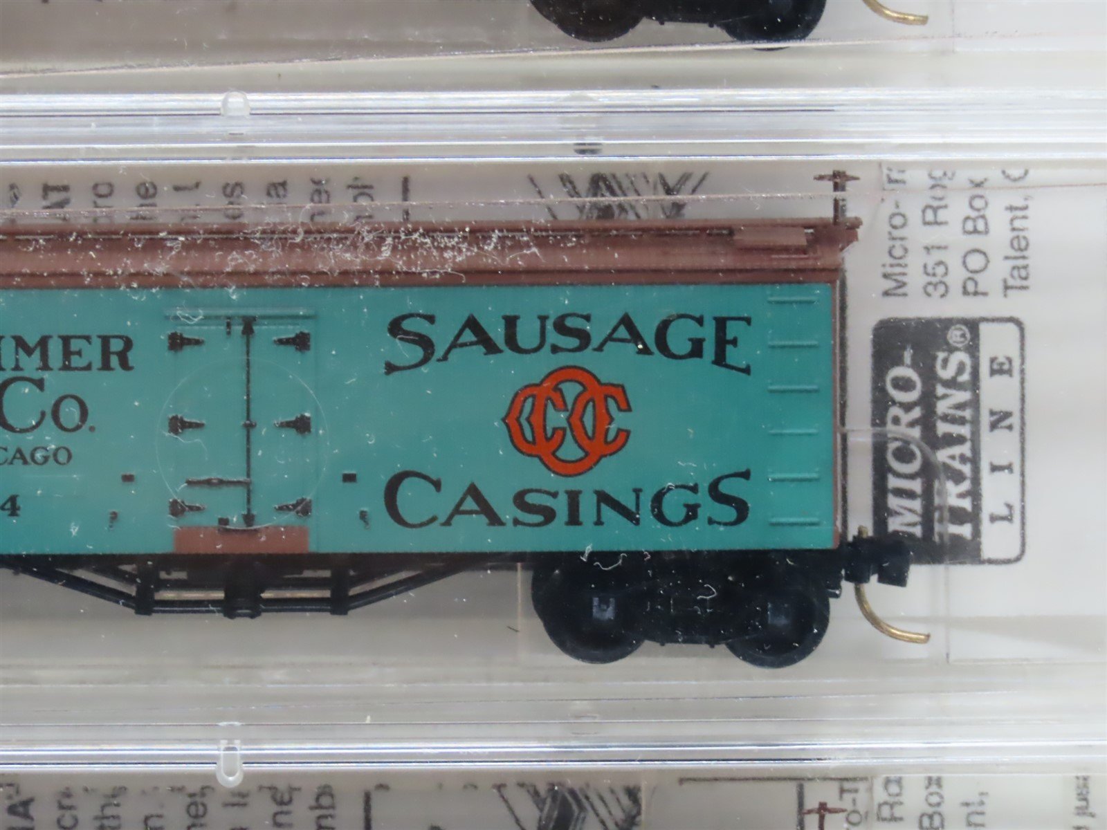 N Scale Micro-Trains MTL 58072 Meat Packers of Chicago 36' Reefer 3-Pack SEALED