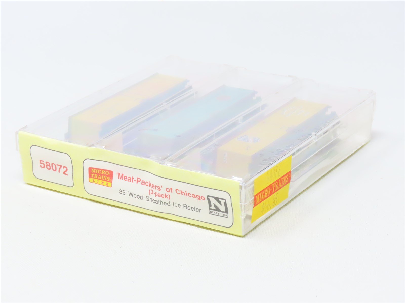 N Scale Micro-Trains MTL 58072 Meat Packers of Chicago 36' Reefer 3-Pack SEALED