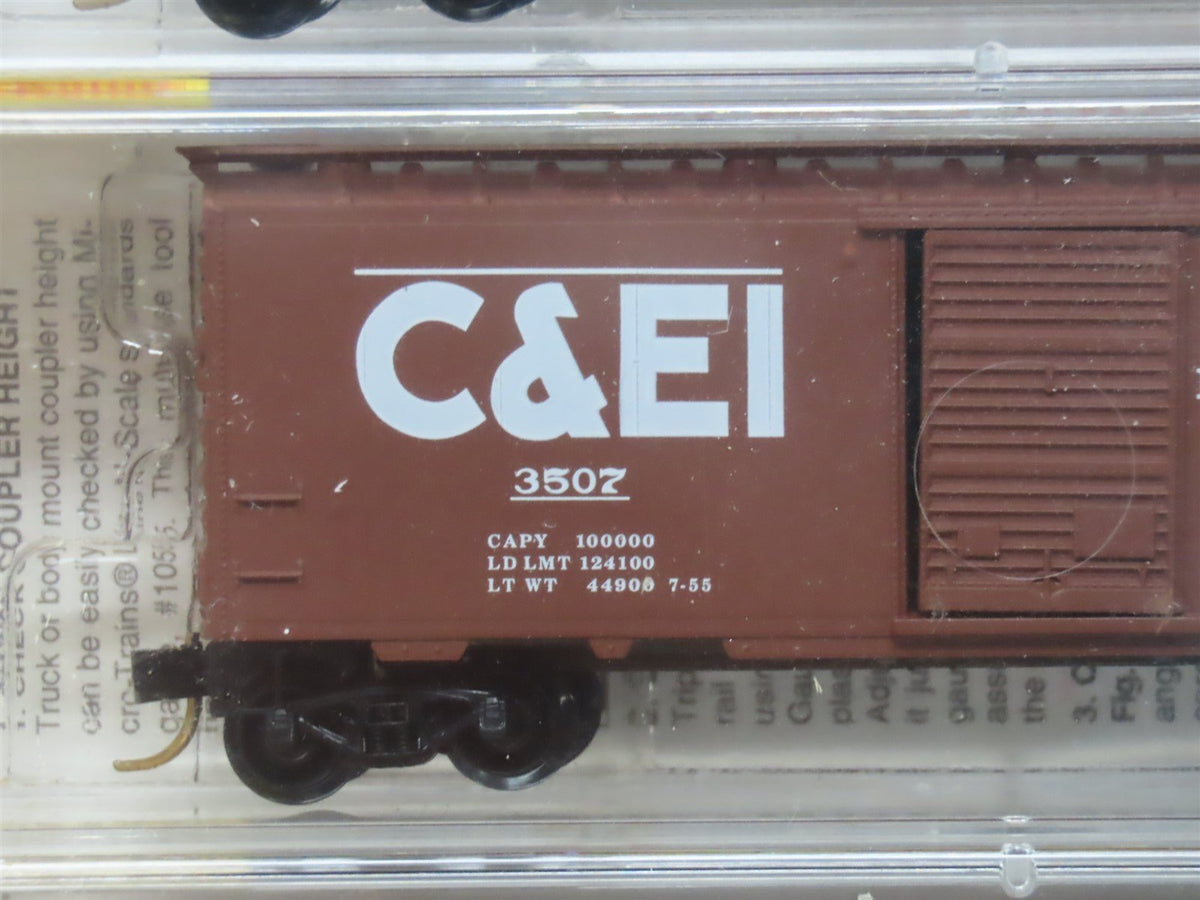 N Micro-Trains MTL 20562 C&amp;EI RI CNW Windy City Special Box Car 3-Pack SEALED