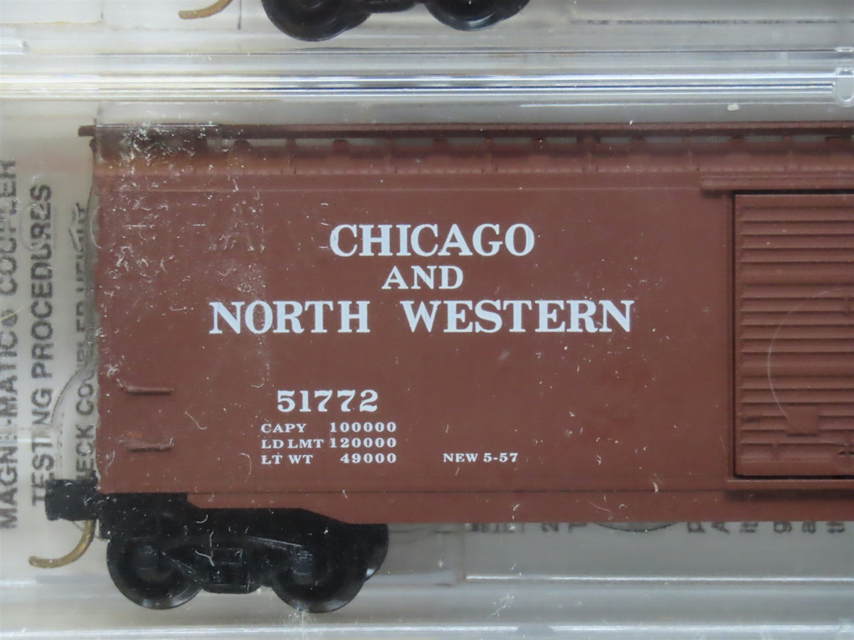 N Micro-Trains MTL 20562 C&amp;EI RI CNW Windy City Special Box Car 3-Pack SEALED