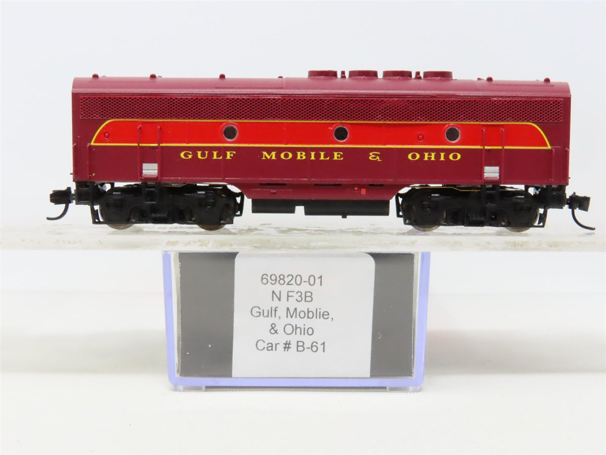 N Scale Intermountain 69820-01 GMO Gulf Mobile &amp; Ohio F3B Diesel Loco #B-61