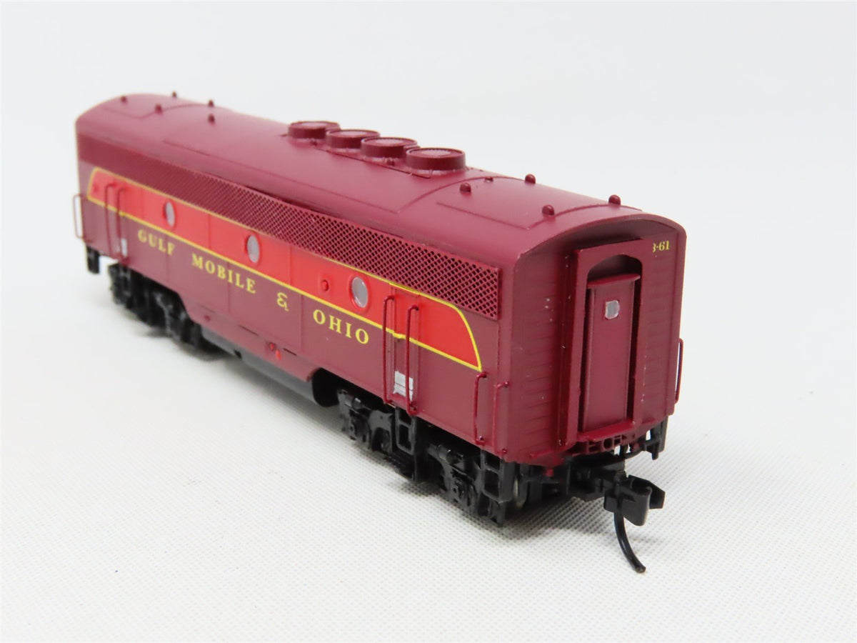 N Scale Intermountain 69820-01 GMO Gulf Mobile &amp; Ohio F3B Diesel Loco #B-61