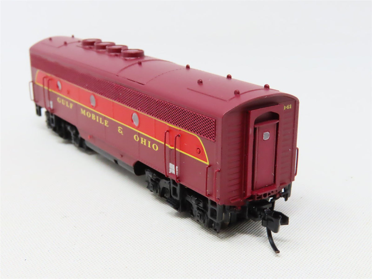 N Scale Intermountain 69820-01 GMO Gulf Mobile &amp; Ohio F3B Diesel Loco #B-61