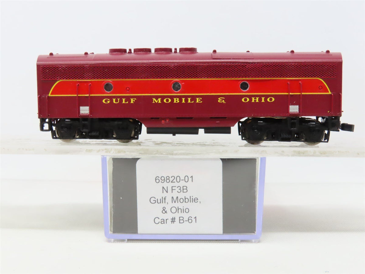 N Scale Intermountain 69820-01 GMO Gulf Mobile &amp; Ohio F3B Diesel Loco #B-61