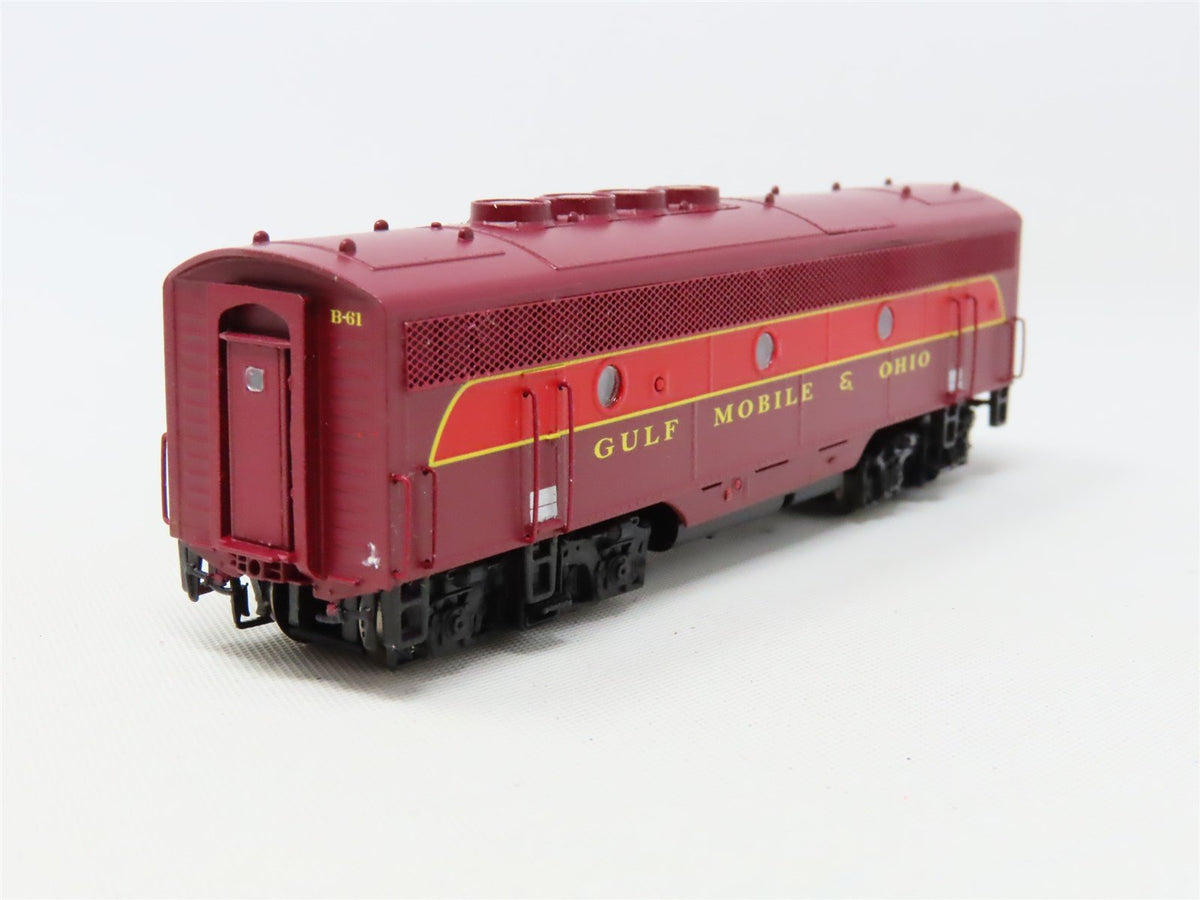 N Scale Intermountain 69820-01 GMO Gulf Mobile &amp; Ohio F3B Diesel Loco #B-61