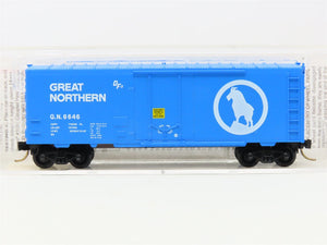N Scale Micro-Trains MTL 74030 GN Big Sky Blue 40' Plug Door Box Car #6646