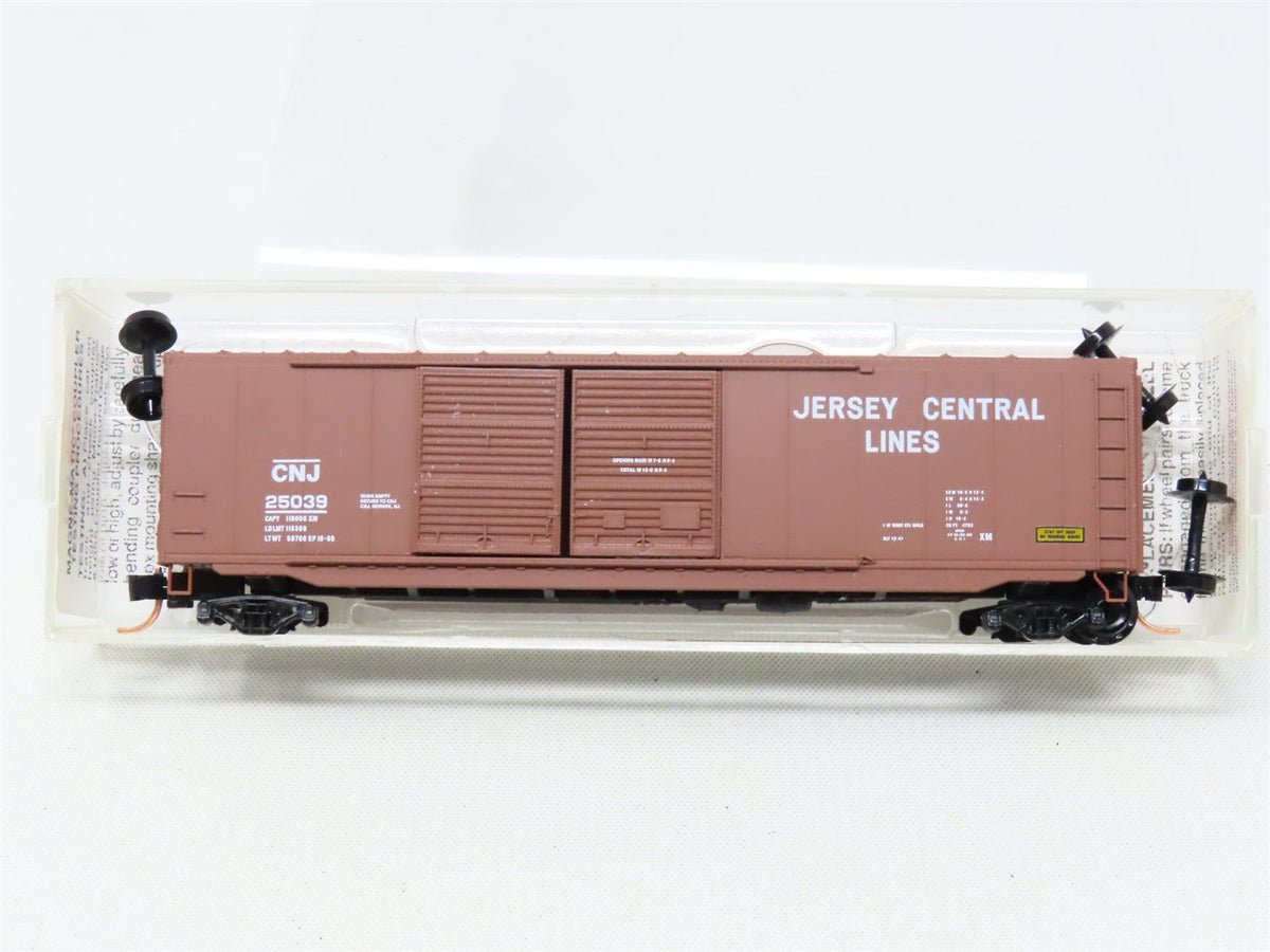 N Micro-Trains MTL 37040 CNJ Jersey Central Lines 50&#39; Standard Box Car #25039