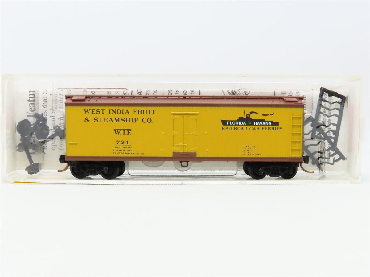 N Micro-Trains MTL 49510 WIF West India Fruit &amp; Steamship 40&#39; Wood Reefer #724