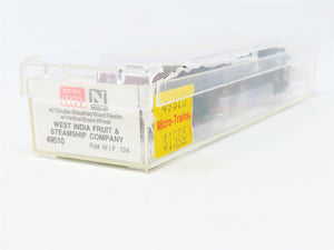 N Micro-Trains MTL 49510 WIF West India Fruit & Steamship 40' Wood Reefer #724