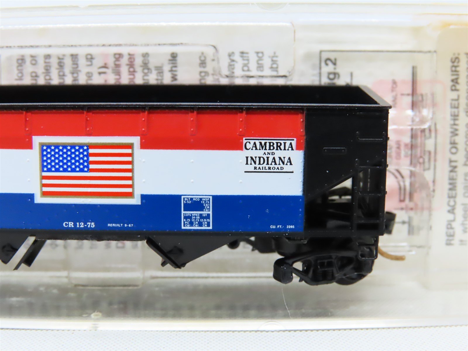 N Scale Micro-Trains MTL 55430 C&I Cambria & Indiana 33' Twin Bay Hopper #1976