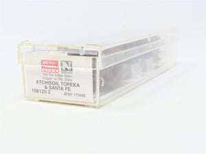 N Scale Micro-Trains MTL 108120.2 ATSF Santa Fe 3-Bay Hopper #179482 W/ Load