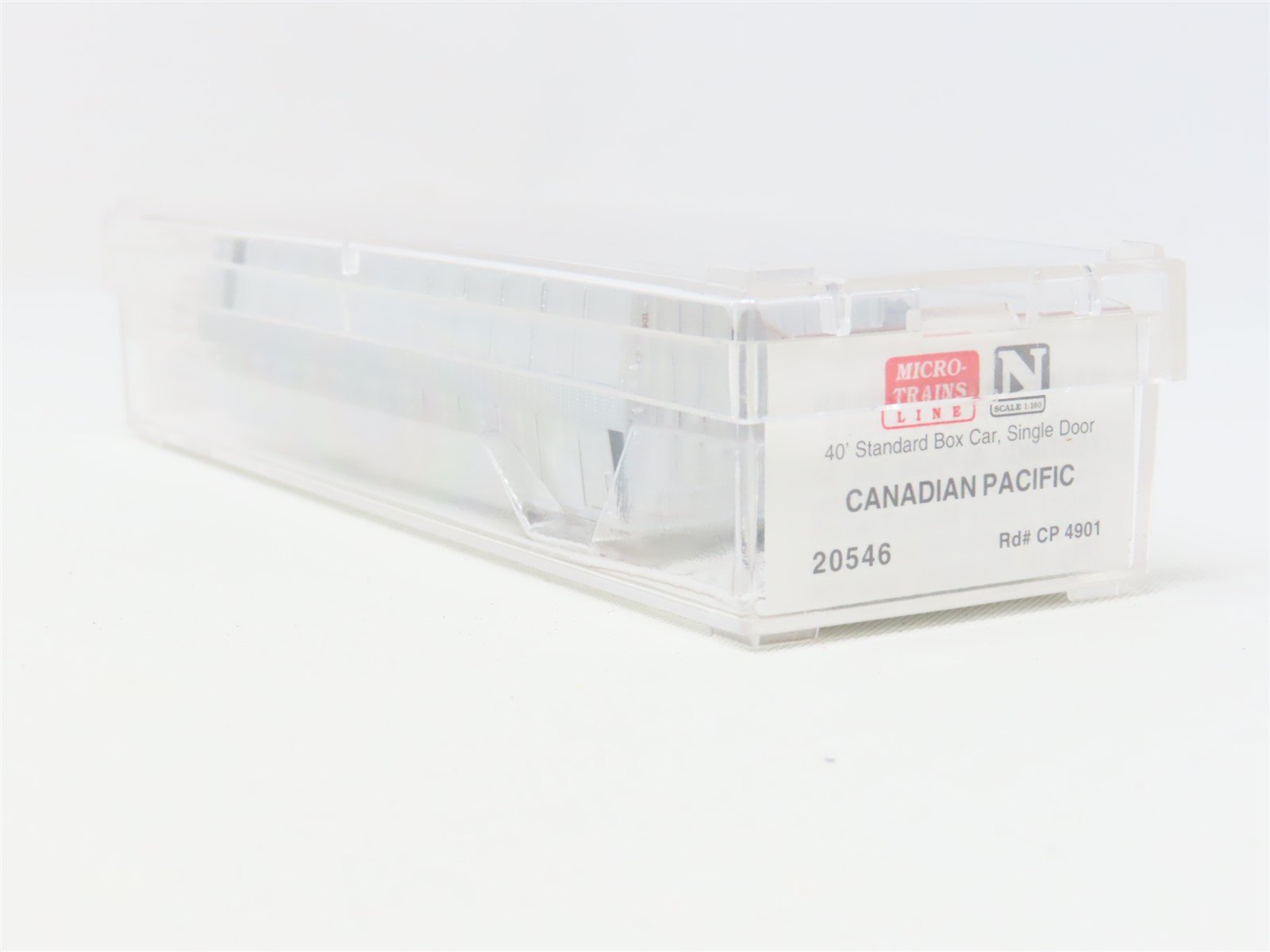 N Scale Micro-Trains MTL 20546 CP Canadian Pacific 40' Single Door Box Car #4901
