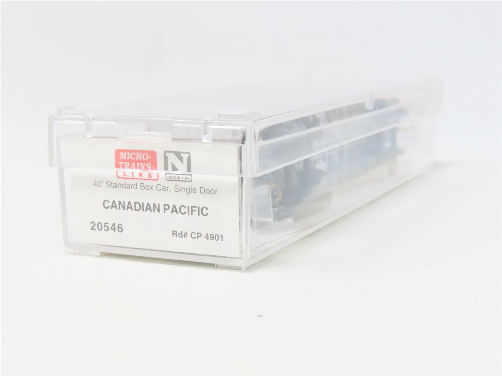 N Scale Micro-Trains MTL 20546 CP Canadian Pacific 40' Single Door Box Car #4901