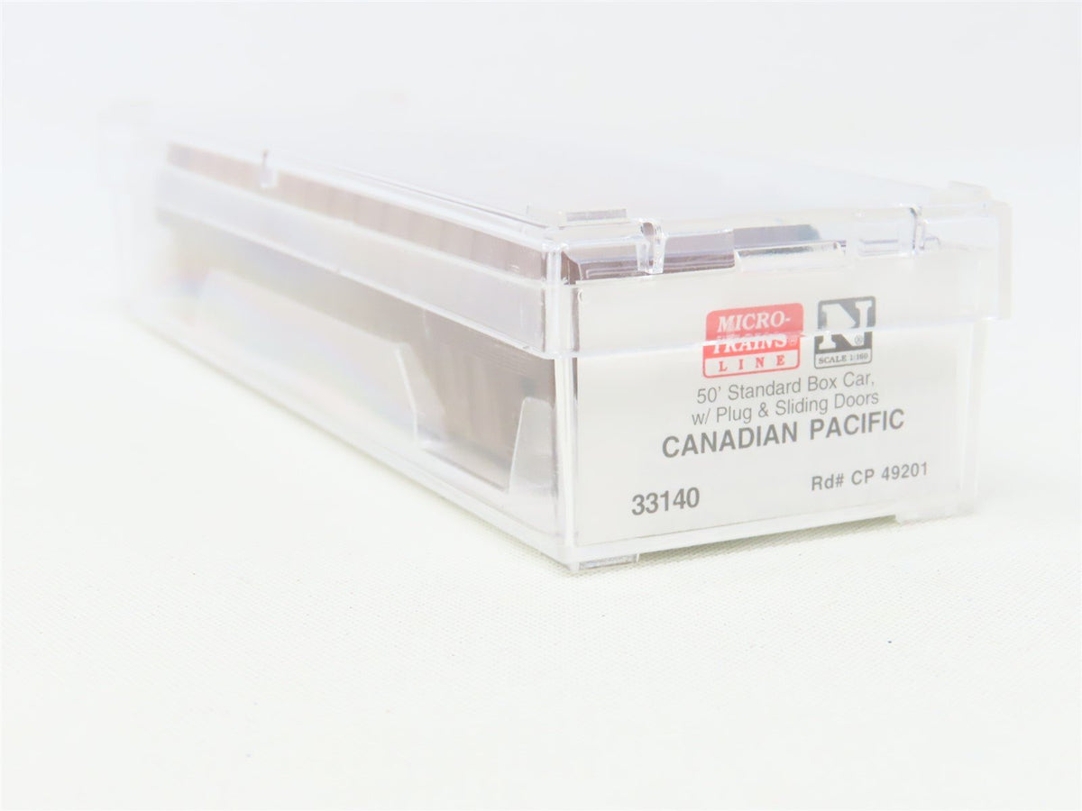 N Scale Micro-Trains MTL 33140 CP Canadian Pacific 50&#39; Box Car #49201