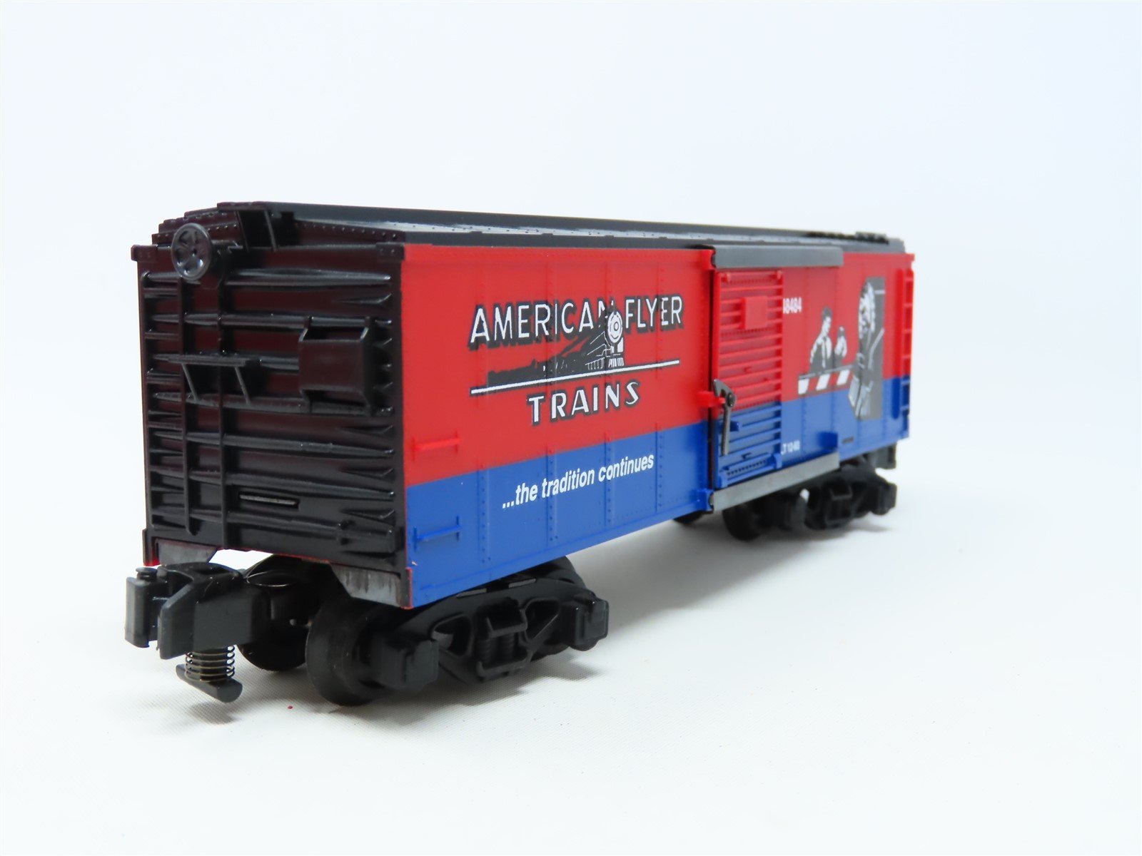 S Scale American Flyer #6-48484 Crossing Gate Single Door Steel Box Car #48484