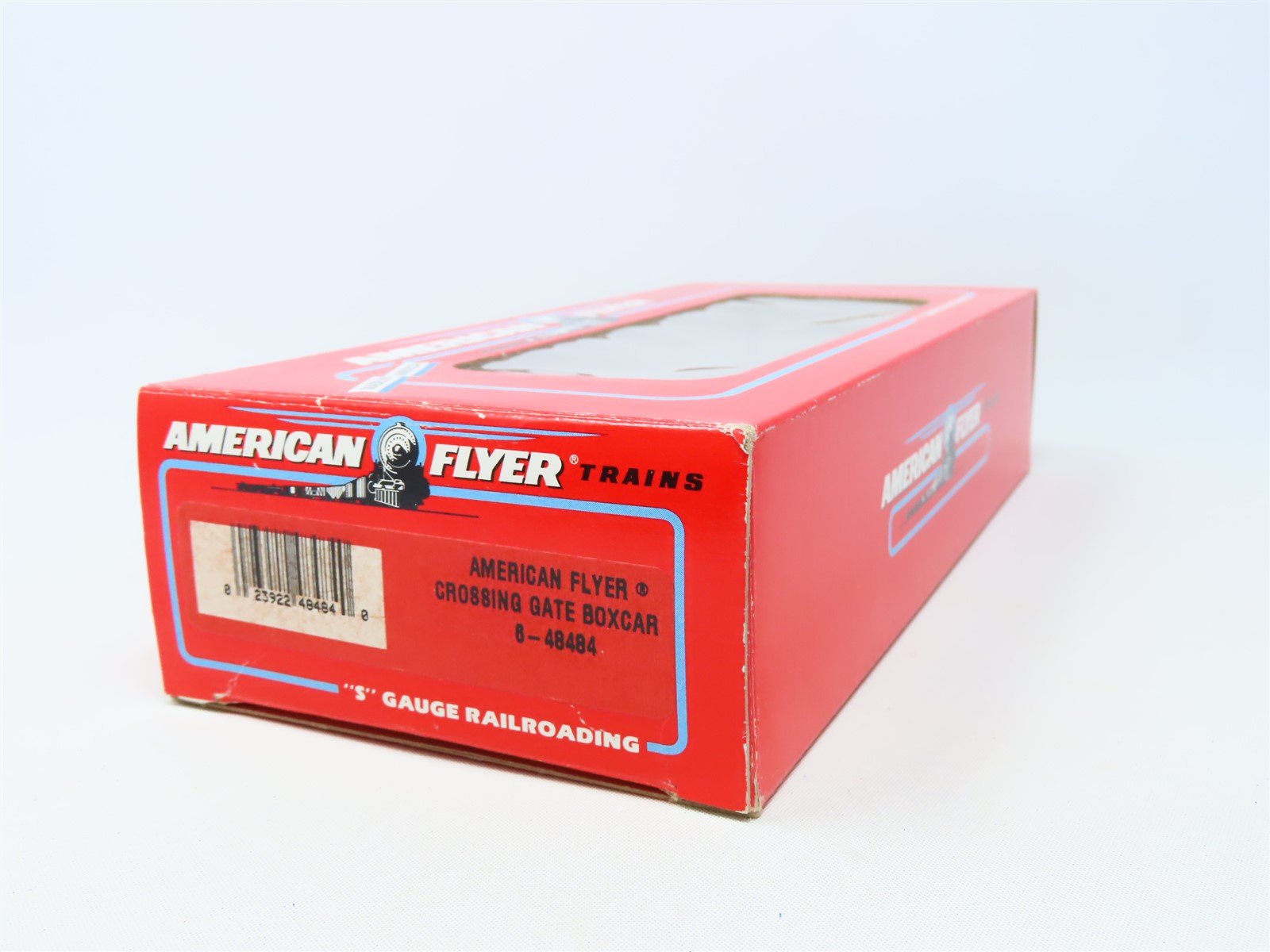 S Scale American Flyer #6-48484 Crossing Gate Single Door Steel Box Car #48484