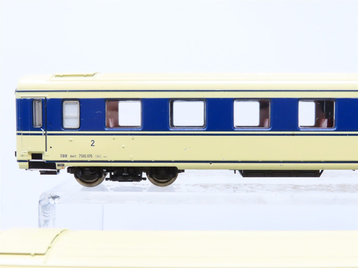 HO Scale Roco 43895 OBB Austrian Federal &quot;Transalpin&quot; Passenger 3-Car Add-On Set