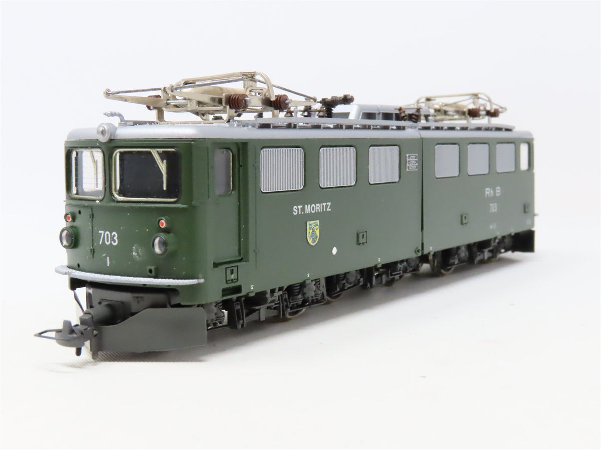 HOe Scale Bemo 1254-113 RhB Rhaetian Railway Ge 6/6 St. Moritz Electric #703