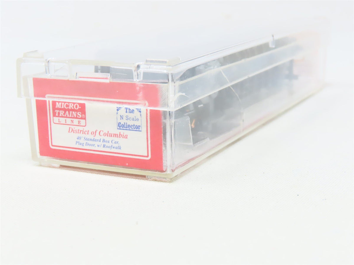 N Scale Micro-Trains MTL 4-03 DC District Of Columbia Standard Box Car #1800