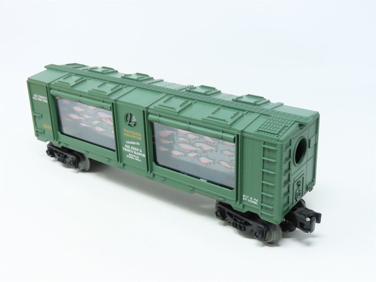 O Gauge 3-Rail Lionel #6-16742 Gil Finn&#39;s Trout Ranch Illuminated Aquarium Car