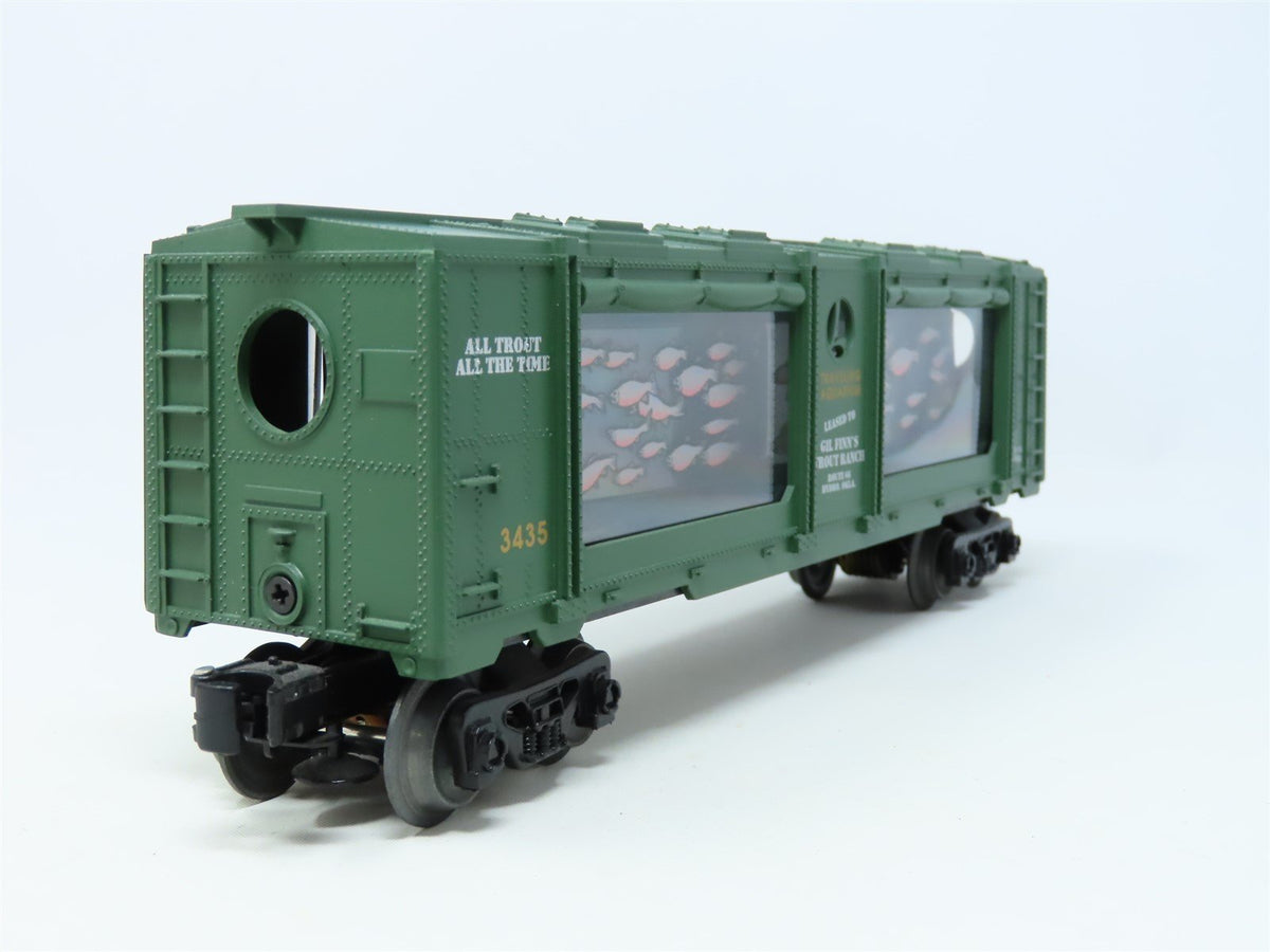 O Gauge 3-Rail Lionel #6-16742 Gil Finn&#39;s Trout Ranch Illuminated Aquarium Car