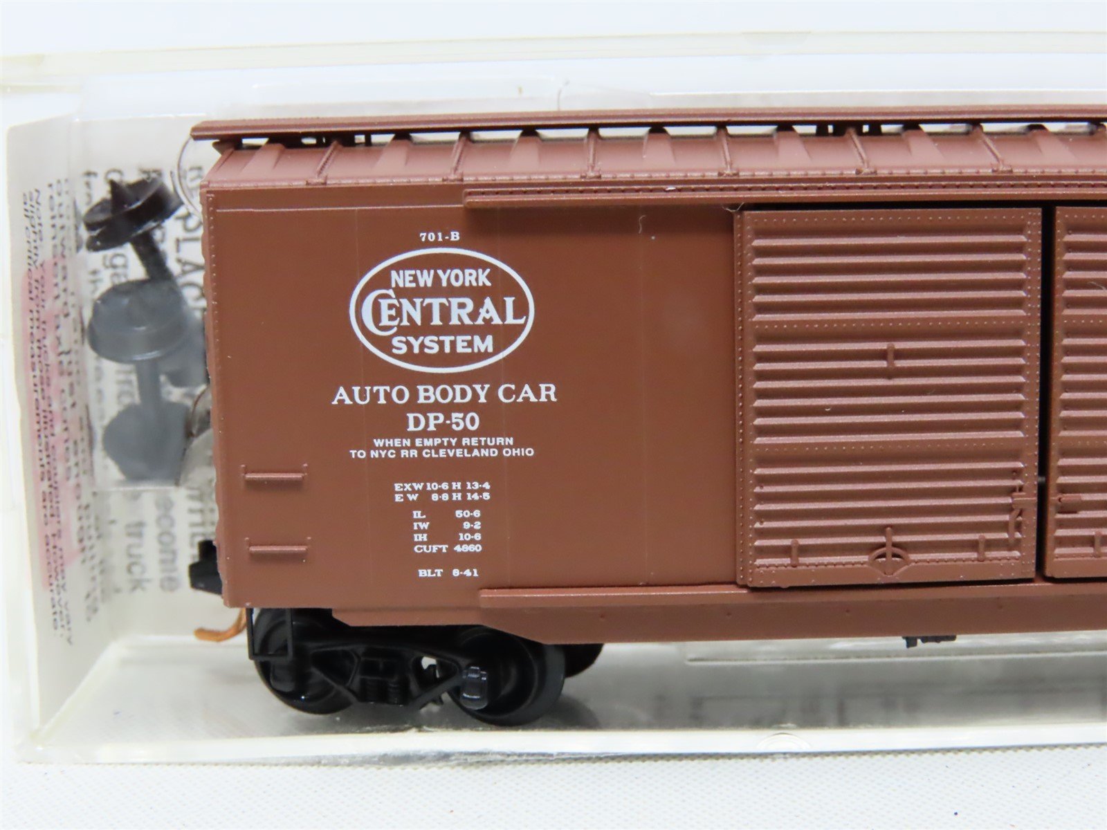 N Scale Micro-Trains MTL 34150 NYC New York Central 50' Standard Box Car #64490