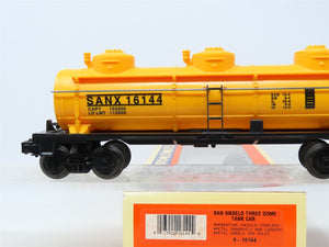 O Gauge 3-Rail Lionel #6-16144 SANX San Angelo 3-Dome Tank Car #16144