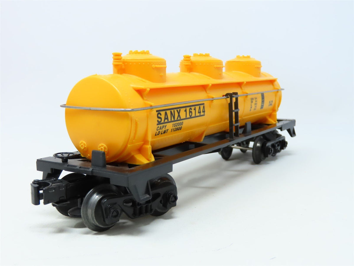 O Gauge 3-Rail Lionel #6-16144 SANX San Angelo 3-Dome Tank Car #16144