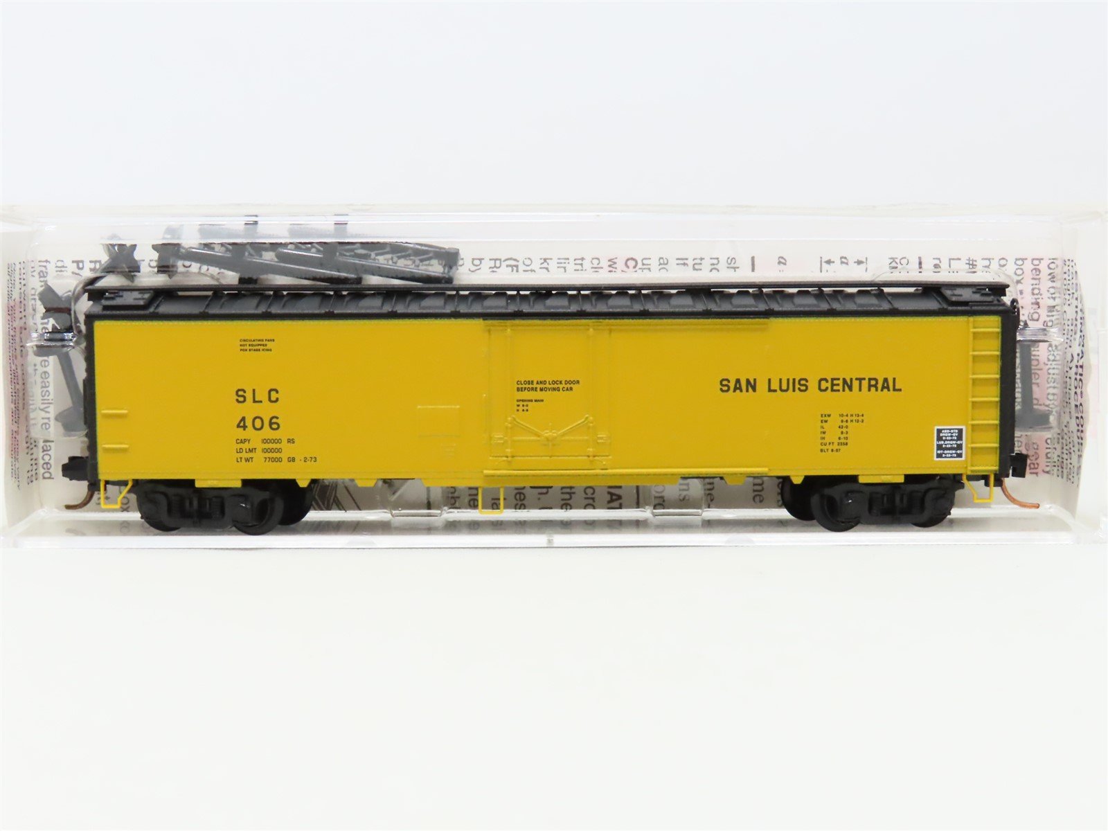 N Scale Micro-Trains MTL 052 00 100 SLC San Luis Central 52' Steel Reefer #406