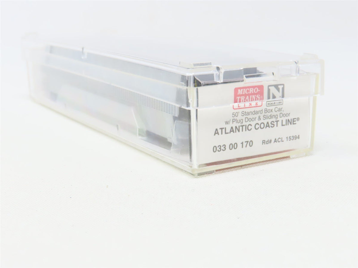 N Scale Micro-Trains MTL 03300170 ACL Atlantic Coast Line 40&#39; Box Car #15394