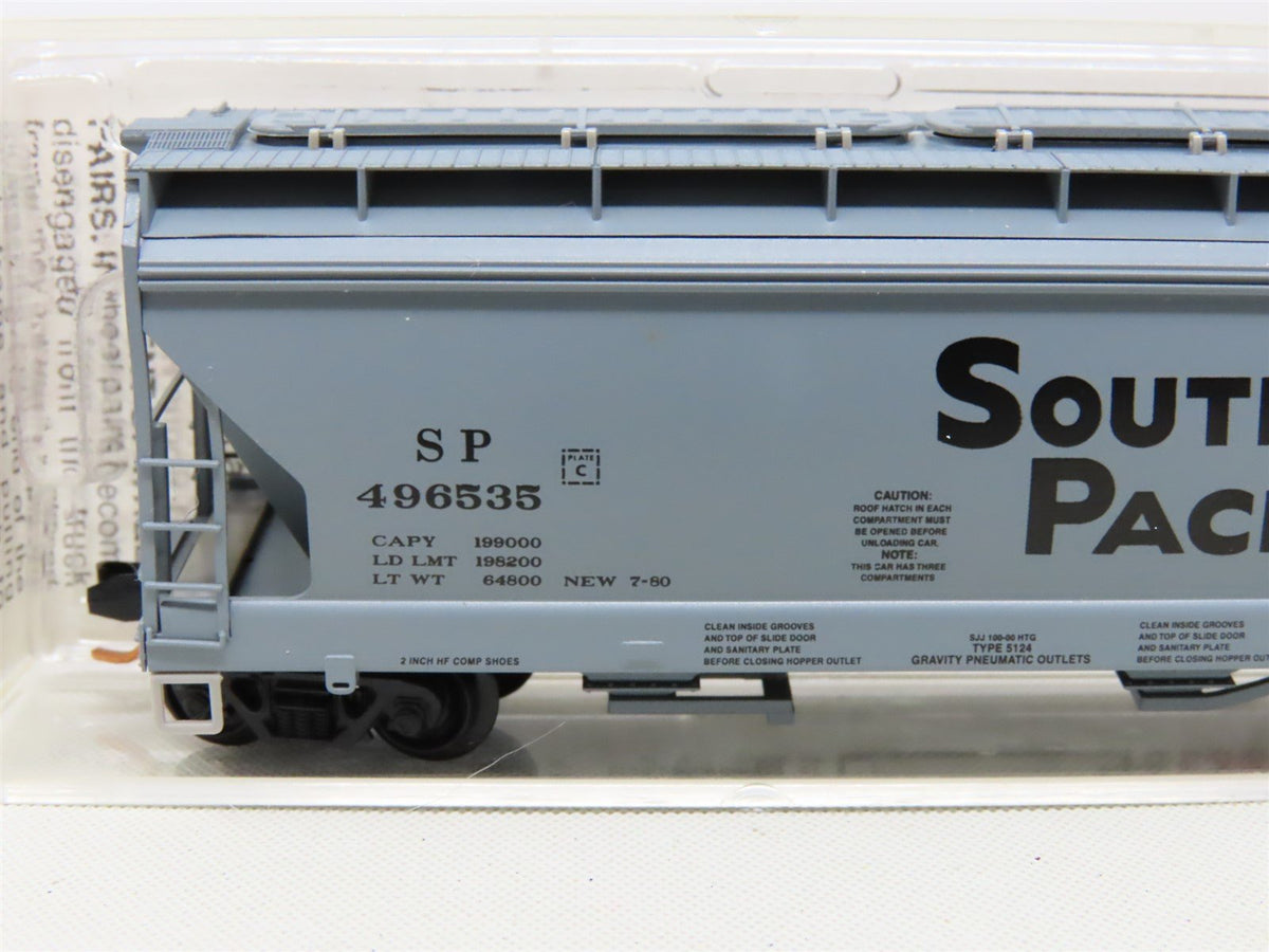 N Micro-Trains MTL 94040 SP Southern Pacific 3-Bay Centerflow Hopper #496535