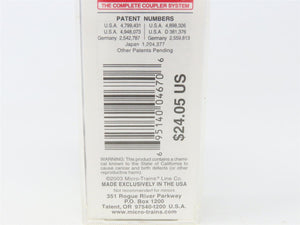 N Micro-Trains MTL 94040 SP Southern Pacific 3-Bay Centerflow Hopper #496535