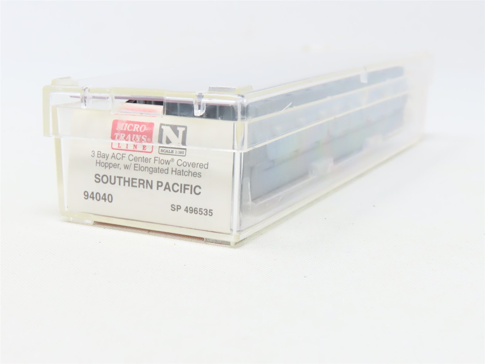 N Micro-Trains MTL 94040 SP Southern Pacific 3-Bay Centerflow Hopper #496535